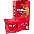 Durex Thin Feel XL Condoms More Sensitivity Wide Fit 12s
