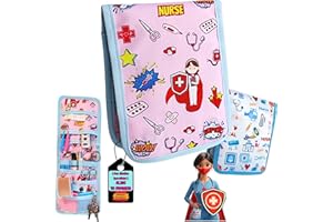 BASAMA® salvabolsillos enfermeria con 2 imanes para un Cierre Seguro | Bolsillo Enfermera Organizador es la Mejor Idea de Regalos para Enfermera en apuros. (Rosa)