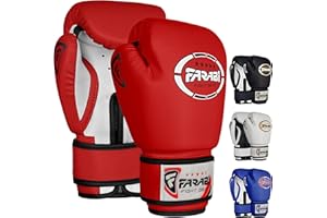 Farabi Sports Guantes Boxeo niño Guantes Muay Thai 4 oz 6 oz 8 oz Guantes de Boxeo niño MMA Muay Thai niños Guante Saco de Boxeo