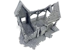LM3D Forgiatura medievale in rovina - Scenografia per Wargames e Miniature Fantasy 28 mm/32 mm - Stampa 3D