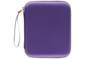 WOOPAIS Case Holder for Yoto Card, 80 Pockets 10 Page Sleeves Storage Folder Organiser Binder Album with Zipper for Player Mini Audio Cards (Purple)