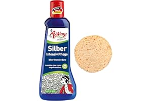 ‎POLIBOY ... PFLEGT WIE NEU POLIBOY Silber Intensiv Pflege - Sanftes Poliermittel für Silberschmuck - 1x 200 ml - Mit Schwamm - Made in Germany