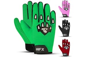 WFX Motorcycle Gloves Child Kids Full Finger MX Motocross Gloves Breathable Children Motorbike Gloves Dirty Bike Quad Road Racing Riding Cycling Climbing for young youth
