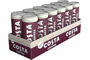 Costa Coffee Latte 12 x 250ml Cans