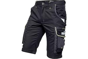 PUMA WORK WEAR PUMA Workwear Precision X Arbeitsshorts - Kurze Arbeitshose Herren - Robustes, Flexibles Material - Viele Taschen und Reflektoren - Bequeme Passform - Ideal für Handwerk Heimwerk und Baugewerbe
