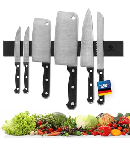 Portacoltelli 3 In 1 - Blocco Per 12 Coltelli Da Cucina, Universale E In Polipropilene Nero