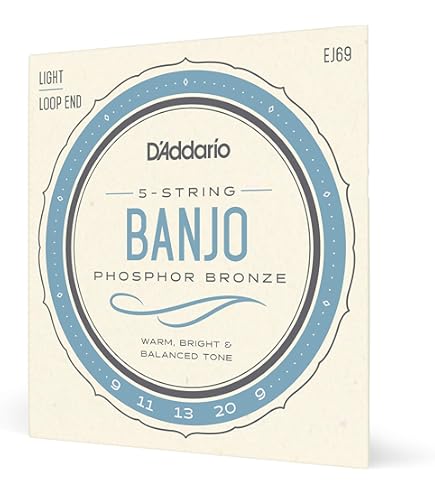 Corde Per Banjo GHS - Set Leggero 10-12-14-22-10 Per Suono Autentico - Foto 10