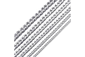 MASADA Halsband för män i rostfritt stål, från tunn till tjock, pansarkedja, silver- och guldfärg
