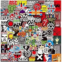 Nettorotes 100 Pieces Laptop Sticker Vinyl Sticker Set for Car, Luggage, Skateboard, Motorcycle, Stickers for Teenagers and Adults