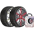 Grip Catene da Neve Tessile, Taglia N. 560, Set 2 PZ,Guanti Inclusi