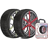 Grip Catene da Neve Tessile, Taglia N. 560, Set 2 PZ,Guanti Inclusi