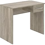 Amazon Brand - Movian Inari Computer Desk with 1 drawer, Home Office table, 50 x 90 x 73 cm, Light Brown/Oak Foil Finish