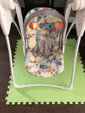 graco baby delight swing block alphabet