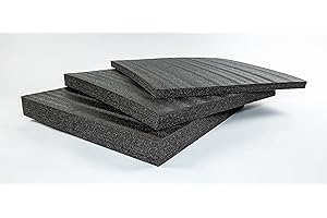 TYGR Foam 600 x 600 x 30 mm Noir – Insert en Mousse pour Outils, Appareil Photo & Autres | Insert de Valise | Insert système | Kaizen