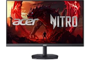 ‎ACER acer Nitro KG242YX1 Gaming Monitor 23,8 Zoll (60 cm Bildschirm) Full HD, IPS, 200Hz, 1ms/0.5ms(GTG,Min.), 2xDP 1.4, 2xHDMI 2.0, AdaptiveSync