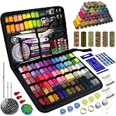 Sewing Kit, 305 Pieces Sewing Accessories Sewing Kit for Travel | 56 Colors Professional Sewing Accessories,Compact Carrying
