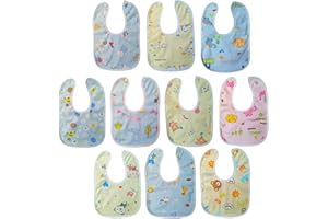 SLOSH Baberos Bebe Impermeables para Recién Nacidos Niño Niñas Unisex