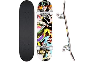 WeSkate 3108-1 Faire de la Planche à roulettes Unisexe Enfants Ados Adultes