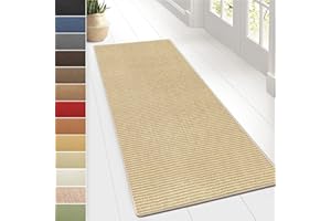 ‎FLOORDIREKT Floordirekt Sisal-Teppich Sylt | Wohnteppich oder Läufer | Hochwertiges Qualitätsprodukt | Erhältlich in vielen Farben & Größen | Langlebig & strapazierfähig (80 x 300 cm, Elfenbein)