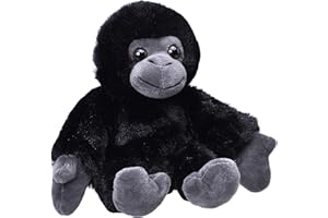 Wild Republic- Gorilla Peluche, Colore Nero, 18 cm, 21168