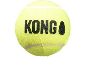 KONG Air Dog Squeakair Dog Toy Tennis Balls, Medium, (Pack of 3)
