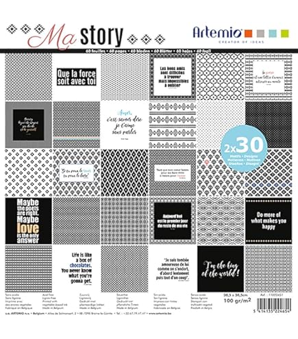 Papier Calque Imprimé Artemio - Au Jardin - 30 X 30 Cm - 4 Pcs - Beaux-Arts Et Loisirs