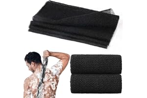 AfricanNet Sponge, Nylon Exfoliating Net, Deep Cleaning 2 in 1 Beauty Skin Wash Handduk, Body Back Shower Scrubber för Män och Kvinnor