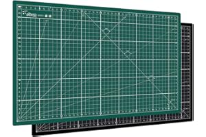 VICIEN 30x45cm - Tapis de découpe auto-cicatrisant A3-30x45cm (PRO Noir-Vert)