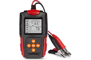 MOJINL Autobatterie Tester 12V 24V Autobatterietester Automotive Batterieladetester KFZ Lasttester Ladesystem Test-Scan-Tool Digital Battery Alternator Analyzer für PKW-LKW ATV SUV Boot