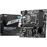 MSI PRO B760M-P Intel B760 Soket 1700 DDR5 6800(OC) MHz mATX Gaming (Oyuncu) Anakart