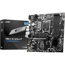 MSI PRO B760M-P Motherboard, Micro-ATX - Supports Intel 14th, 13th