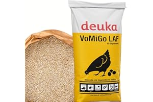 GS FUTTERMITTEL TOP Futtermittel VoMiGo Legekorn, Legehennenfutter 25 kg mit 3 mm Pellets, Hühnerfutter gegen die rote Vogelmilbe, Alleinfutter als Korn