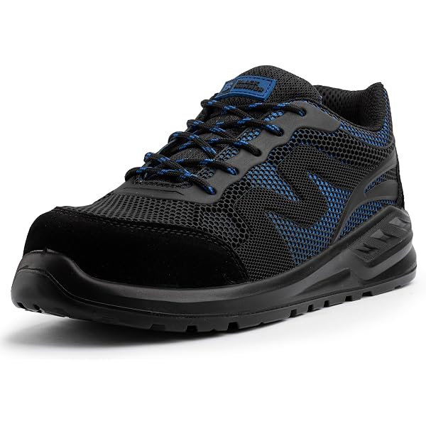 BLACK HAMMER Sicherheitsschuhe Damen – Leicht, Stahlkappe, S1P SRC, Atmungsaktiv