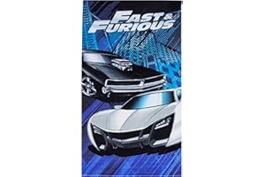 Theonoi Asciugamano da bagno per bambini, telo da bagno con auto, auto da corsa, motivo auto sportiva, 100% cotone, 70 x 140 cm