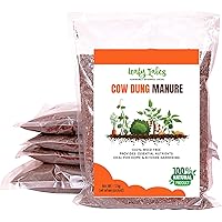 Leafy Tales Cow Dung Manure for Plants - 5 KG, Brown