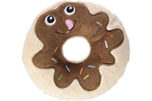 Karlie 521586 - Giocattolo per cani in peluche, motivo: ciambella, lunghezza: 14 cm, colore: Marrone