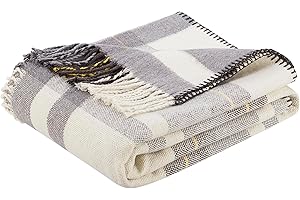 BOHORIA® Przytulny koc Cozy Scotch 150 x 200 cm, puszysty koc zimowy, na sofę, fotel i łóżko, wełniany koc na sofę, koc do mieszkania (chmura, 150 x 200 cm)