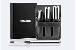 SPEEDBALL Escoda : Watercolour Travel Brush Set : Versatil : Series 1242 : Set of 6