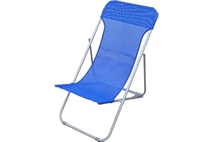 Linea Garden Friend Beach S 1622037, leżak plażowy, niebieski