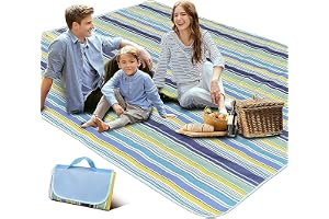 SKY-TOUCH Foldable Picnic Blanket Waterproof Beach Blanket Waterproof Picnic Blanket Portable Picnic Mat Portable Beach Mat For Outdoor Camping Family Outdoor Park Garden 200×150cm