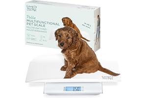 Beurer Love Your Pet Bilancia "Polly" per Animali Domestici e Persone, Piatto di Pesata Rimovibile, Bilancia per cuccioli e piccoli animali a partire da 100 g, con funzione Fermo-pesata, max 180kg