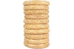 Flowerbox 10er Set Strohrömer, Durchmesser 25 cm, Stärke 4 cm