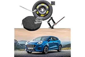 D'ANGELO 1988 Kit rueda de repuesto de 16" compatible con Ford Puma con llave y funda