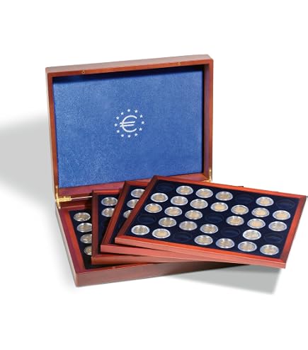 Leuchtturm – Lot De 40 Capsules Ultra Perfect Fit Pour Pièces De 2 Euros, Diamètre 25,75 Mm, Transparentes Et Anti-rayures