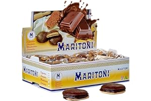 ALHAMBRAGOLD Chocotoñi Pack de 20 Unidades - Martitoñi Cubierta de Chocolate 75 g - Dulce Gourmet de Granada - Bizcocho de Chocolate
