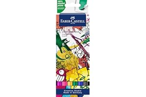 Faber-Castell Goldfaber Aqua Dual Marker – portfel 6 sztuk – graffiti