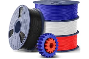 SUNLU 4 kg höghastighets ABS-filament, 350 mm/s HS-ABS 3D-skrivarfilament 1,75 ± 0,03 mm, värmebeständighet, utmärkt seghet