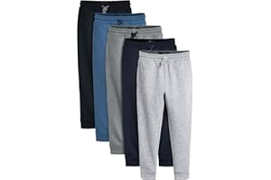 NEXT Garçon Pantalon de Jogging Slim Basique, Lot de 5