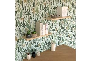 Henor Balda Pared 60 x 20 x 3 cm. Estante Pared Madera. Carga Ajustable en Horizontal. Vertical e Inclinación. hasta 25Kg Pino Natural