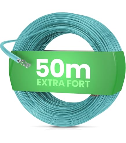 Corde à Linge 30m Extra Forte Avec Noyau Acier - Charge 220kg, Antirouille Et Imperméable Pour Extérieur